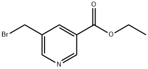 5-Bromomethyl-nicotinic acid ethyl ester Structure