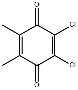 2,3-DICHLORO-5,6-DIMETHYL-(1,4)BENZOQUINONE Structure