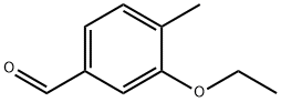 3-エトキシ-4-メチルベンズアルデヒド 化学構造式