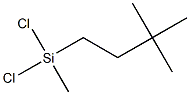 3,3-Dimethylbutyl Methyl Dichlorosilane Struktur