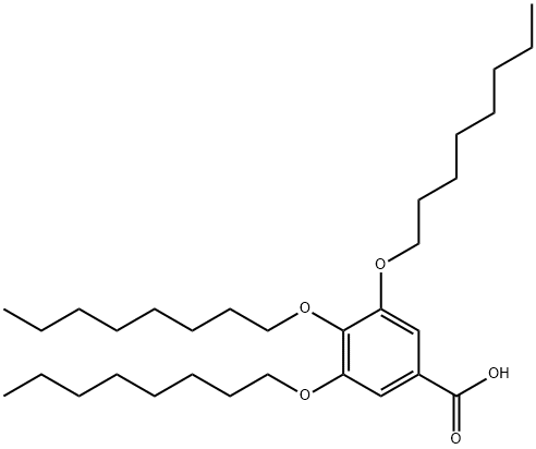 3,4,5-Tris(octyloxy)benzoic acid Structure