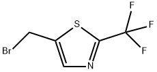 5-(Bromomethyl)-2-(trifluoromethyl)thiazole Struktur