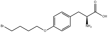 O-(4-溴)-L-酪氨酸盐酸盐 结构式