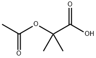 2-acetoxy-2-methylpropanoic acid Struktur