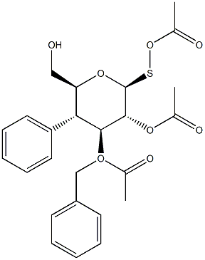 Phenyl 3-O-(phenylmethyl)-1-thio-beta-D-glucopyranoside triacetate|苯基 3-O-(苯基甲基)-1-硫代-BETA-D-吡喃葡萄糖苷三乙酸酯