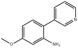 5-Methoxy-2-(pyridin-3-yl)aniline 结构式