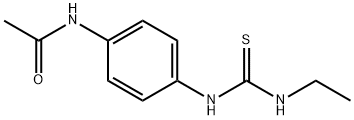 1-(4-ACETAMIDOPHENYL)-3-ETHYL-2-THIOUREA Struktur