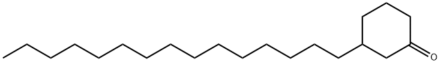 3-PENTADECYLCYCLOHEXANONE Structure