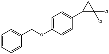 1-苄氧基-4-(2,2-二氯环丙基)苯,1594980-18-3,结构式