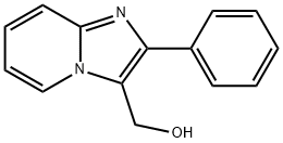 2-フェニルイミダゾ[1,2-a]ピリジン-3-メタノール 化学構造式