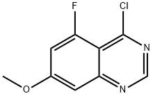4-氯-5-氟-7-甲氧基喹唑啉 结构式