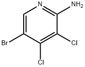 5-溴-3,4-二氯吡啶-2-胺 结构式