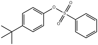 4-tert-butylphenyl benzenesulfonate Struktur