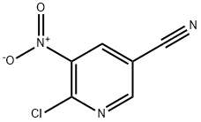 6-CHLORO-5-NITRONICOTINONITRILE 结构式