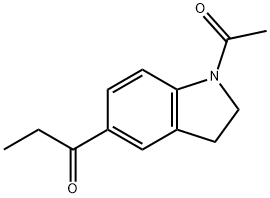 1-(1-Acetylindolin-5-yl)propan-1-one Structure