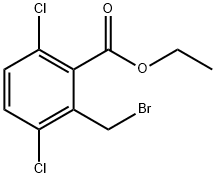 ethyl 2-(bromomethyl)-3,6-dichlorobenzoate Struktur