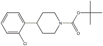 tert-butyl 4-(2-chlorophenyl)piperidine-1-carboxylate 结构式