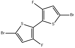 5,5'-dibromo-3,3'-difluoro-2,2'-bithiophene Structure