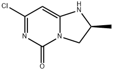 (S)-7-chloro-2-methyl-2,3-dihydroimidazo[1,2-c]pyrimidin-5(1H)-one Struktur