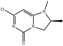 (S)-7-chloro-1,2-dimethyl-2,3-dihydroimidazo[1,2-c]pyrimidin-5(1H)-one Struktur