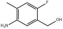 (5-Amino-2-fluoro-4-methyl-phenyl)-methanol Struktur