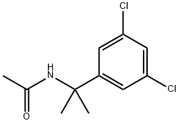 N-(2-(3,5-二氯苯基)丙烷-2-基)乙酰胺, 162222-14-2, 结构式