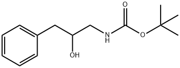 tert-butyl 2-hydroxy-3-phenylpropylcarbamate Struktur