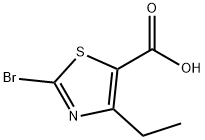 2-Bromo-4-ethylthiazole-5-carboxylic acid Structure