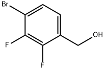 2,3-二氟-4-溴苄醇,162744-55-0,结构式