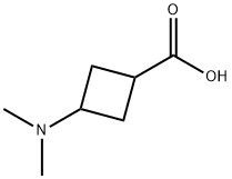 cyclobutanecarboxylic acid, 3-(dimethylamino)- Structure