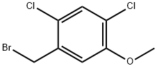 1-Bromomethyl-2,4-dichloro-5-methoxy-benzene Structure