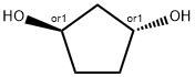 rel-1α*,3β*-シクロペンタンジオール 化学構造式
