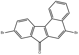 5,9-二溴-7苯并[C]芴-7-酮, 1637660-36-6, 结构式