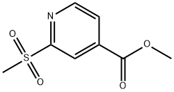 Methyl 2-(methylsulfonyl)isonicotinate Structure