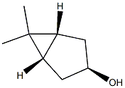 (1R,3S,5S)-6,6-二甲基二环[3.1.0]己烷-3-醇, 16613-81-3, 结构式