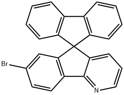 7'-brmomspiro[fluorene-9,5'-indeno[1,2-b]pyridine] Struktur