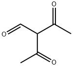 2-乙酰基-3-氧代丁醛, 16690-08-7, 结构式
