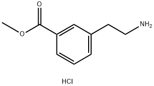 3-(2-Aminoethyl)benzoic acid methyl ester HCl,167846-36-8,结构式