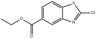 5-BENZOTHIAZOLECARBOXYLIC ACID, 2-CHLORO-, ETHYL ESTER 结构式