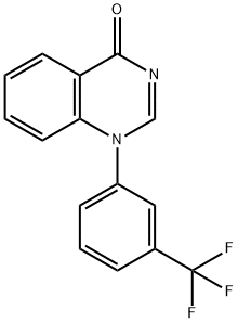 1-(3-(Trifluoromethyl)phenyl)quinazolin-4(1H)-one Structure