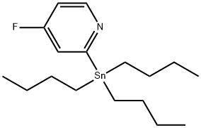 4-Fluoro-2-(tributylstannyl)pyridine Structure