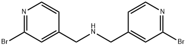 双((2-溴吡啶-4-基)甲基)胺, 1688656-70-3, 结构式
