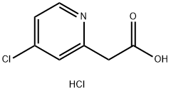 2-(4-Chloropyridin-2-yl)acetic acid hydrochloride Struktur