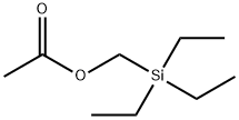 (acetoxymethyl)triethylsilane Structure