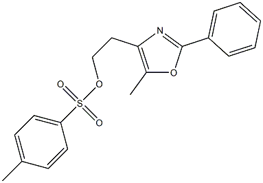 2-(5-methyl-2-phenyloxazol-4-yl)ethyl 4-methylbenzenesulfonate Structure