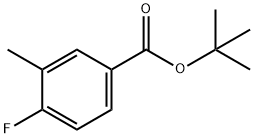 4-氟-3-甲基苯甲酸叔丁酯, 171050-00-3, 结构式