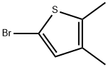 5-bromo-2,3-dimethylthiophene Struktur