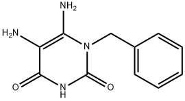 5,6-diamino-1-benzylpyrimidine-2,4(1H,3H)-dione Struktur