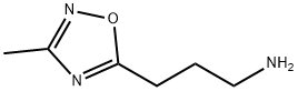 3-(3-methyl-1,2,4-oxadiazol-5-yl)propan-1-amine hydrochloride Struktur