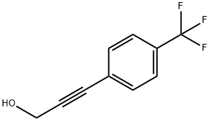 3-(4-(Trifluoromethyl)phenyl)prop-2-yn-1-ol Structure